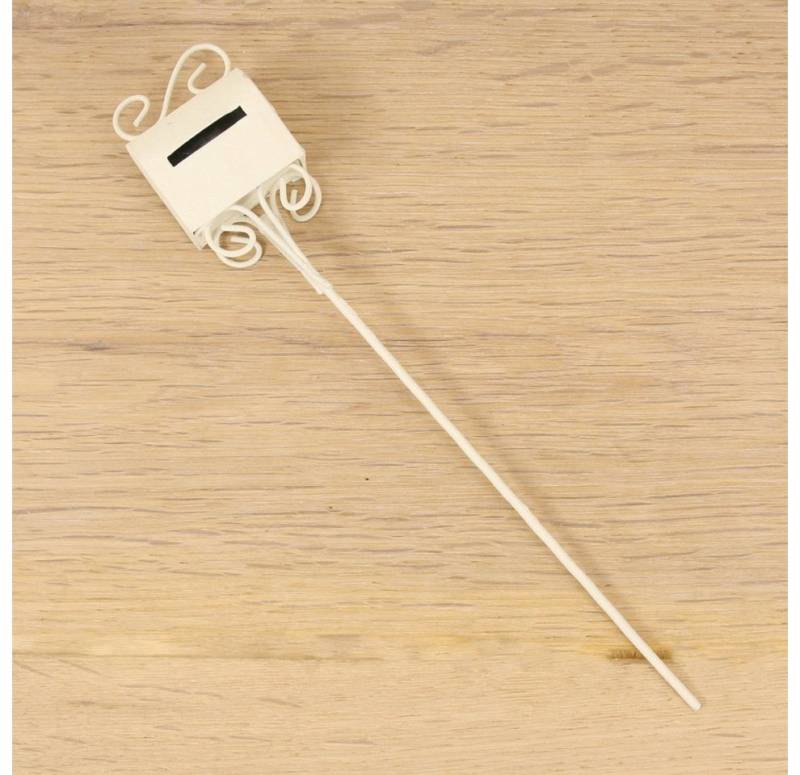 Dekofigur Minigarten Briefkasten steckbar mini, weiß 13,5 cm von OTTO