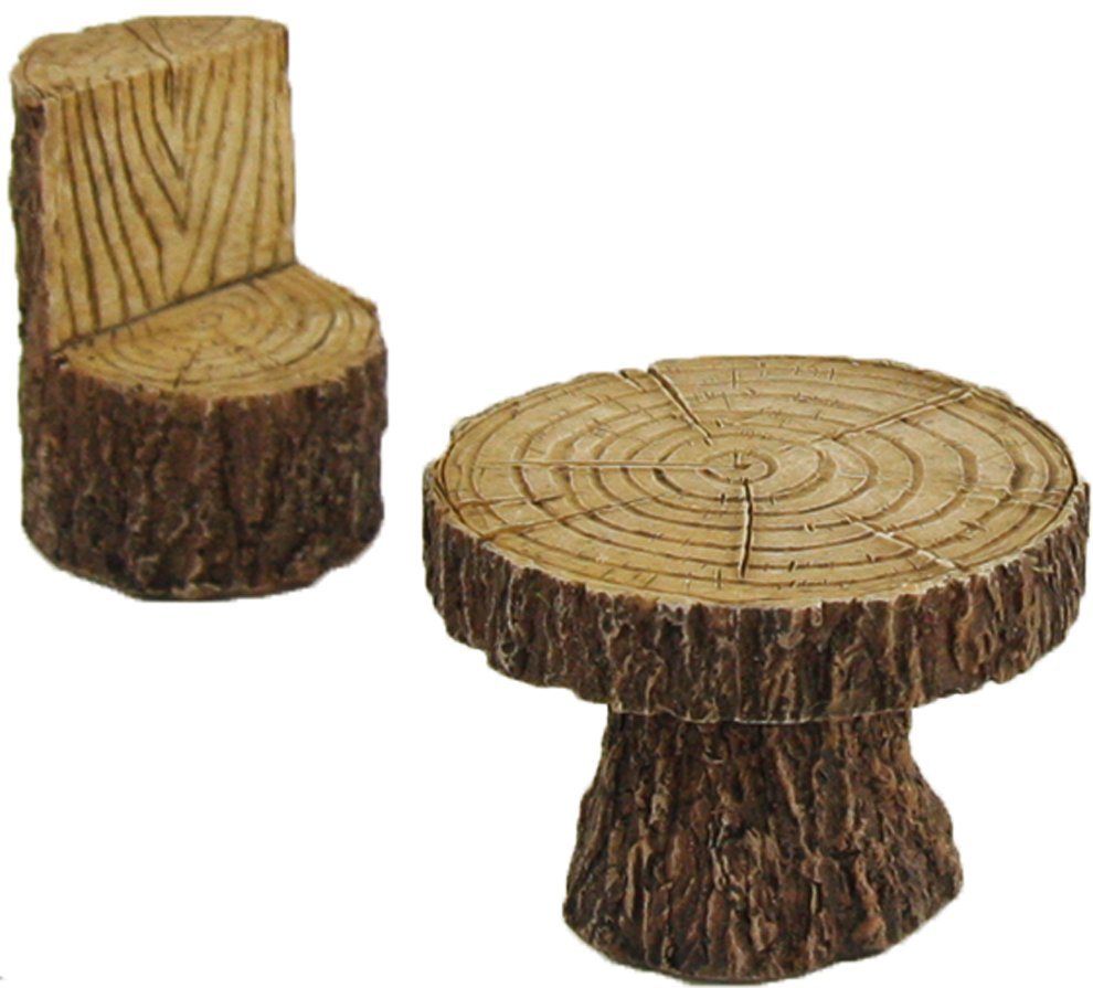 Dekofigur Minigarten Tisch mit Stuhl, Holzoptik 5,5 cm Dekofigur Minigarten Tisch mit Stuhl, Holzoptik 5,5 cm von OTTO