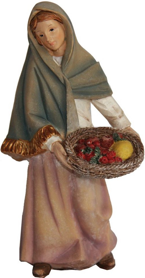 dekoprojekt Krippenfigur Krippenfigur Magd mit Obstkorb von dekoprojekt