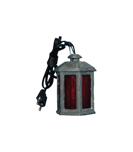 dekoprojekt Krippenzubehör Laterne rot, 6-eckig, 3,5V 3 cm von dekoprojekt