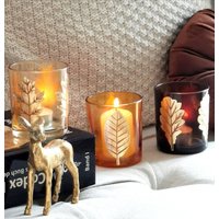 3-Er Windlichter Glas, Kerzenhalter, Teelichthalter, Windlicht Herbst 02533810Er 3-Er Windlichter Glas, Kerzenhalter, Teelichthalter, Windlicht Herbst 02533810Er von dekorIris