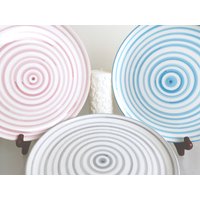 Teller Modernart Rosa Gestreift Schale Geschwungene Form Abano 2004 R Righe Teller Modernart Rosa Gestreift Schale Geschwungene Form Abano 2004 R Righe von dekorIris