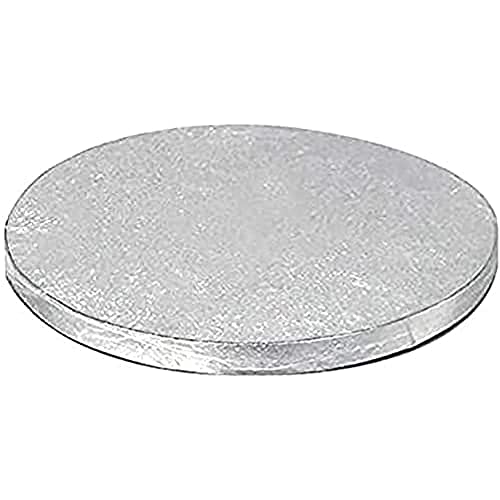 dekora - Tortenunterlage Rund | Torten- oder Kuchenplatte Rund - Silber - 45 cm, 540269 von dekora