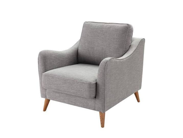 Sessel Venuste linen grey von dekoria