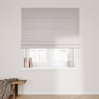 Gestreiftes Raffrollo Nach Maß | Sichtschutz Fenster Blickdicht Gardine Vorhang Gratis Stoffmuster von dekoriaathome