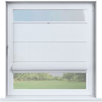 stoff-Plissee Balance I Altweiß 2 Varianten Ohne Bohren Am Rahmen Hängend & An Der Glasscheibe Im Montiert von dekoriaathome