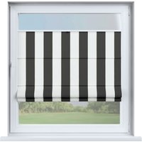 stoff-Plissee I Schwarz-Weiß Blockstreifen 2 Varianten Ohne Bohren Am Rahmen Hängend & An Der Glasscheibe Im Montiert stoff-Plissee I Schwarz-Weiß Blockstreifen 2 Varianten Ohne Bohren Am Rahmen Hängend & An Der Glasscheibe Im Montiert von dekoriaathome