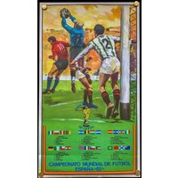 Vintage Fußball Wm 1982 in Spanien, England Gegen Deutschland Poster von dekorwell84