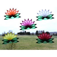 Blumen Seerosen 2 Transparente Fensterdeko Frühlingsdeko Bunt Blumen Seerosen 2 Transparente Fensterdeko Frühlingsdeko Bunt von dekosterne