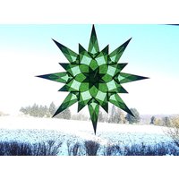 Transparentstern 20 30 cm Verschiedene Fensterstern Advent Weihnachten Sterne Fensterdeko von dekosterne