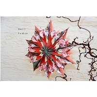 Tütenstern Stern Nr. 3 20 X 5 cm Weihnachten Advent Fensterdeko Sterne Weihnachtsstern von dekosterne