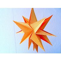 stern 3-D 22 cm Papierstern Origami Weihnachten Advent Fensterdeko stern 3-D 22 cm Papierstern Origami Weihnachten Advent Fensterdeko von dekosterne