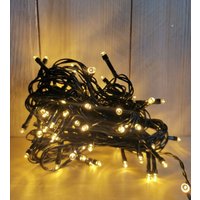 Led Lichterketten 80 - 120 Lichter Gold Leuchtend Für Innen Und Außen Strombetrieben Mit Timer Dimmer von dekotrend24