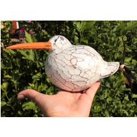 Möwe Erna 25 cm Mit Feder-Propeller Für Gartenstecker von dekoundmeer