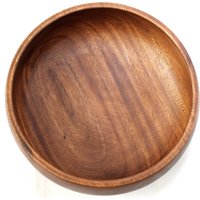 Schüssel Aus Holz Ø 20 cm, Höhe 8 Nachhaltig Und Fair, Lebensmittelecht von dekoundmeer