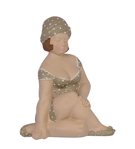 Dekofigur Figur Pin Up Girl Frau Lady Rubensdame Rubensfigur Deko Shabby H 21 cm von dekowonderland