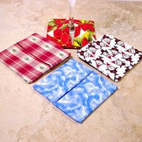 Weihnachten Weinglas Untersetzer, Holiday Hostessen Geschenk, 4Er Set von delaMarCollection