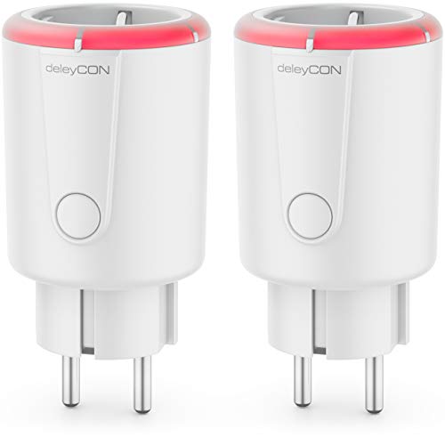 deleyCON 2X Digitale Zeitschaltuhr Countdown Funktion Timer Zeitschalter Schaltuhr Steckdose 1 bis 5 Stunden Schaltzeit max. 1800W Kindersicherung Innenbereich Weiß deleyCON 2X Digitale Zeitschaltuhr Countdown Funktion Timer Zeitschalter Schaltuhr Steckdose 1 bis 5 Stunden Schaltzeit max. 1800W Kindersicherung Innenbereich Weiß von deleyCON