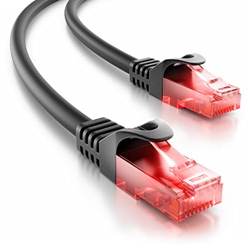 deleyCON 2m CAT6 Outdoor Patchkabel Netzwerkkabel - 250 MHz AWG 24 - für Außenbereich UV Resistent Witterungsbeständig LDPE Mantel - Schwarz deleyCON 2m CAT6 Outdoor Patchkabel Netzwerkkabel - 250 MHz AWG 24 - für Außenbereich UV Resistent Witterungsbeständig LDPE Mantel - Schwarz von deleyCON