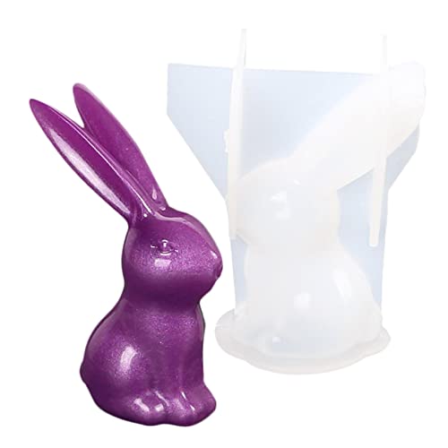 3D Kaninchenharz Formen - Silikonkaninchen Formen Zur Herstellung von Kerzen - Große Ohr Kaninchen DIY Form zur Herstellung von Epoxidformen für Kerzenleuchter Kerzenformen Delr 3D Kaninchenharz Formen - Silikonkaninchen Formen Zur Herstellung von Kerzen - Große Ohr Kaninchen DIY Form zur Herstellung von Epoxidformen für Kerzenleuchter Kerzenformen Delr von delr