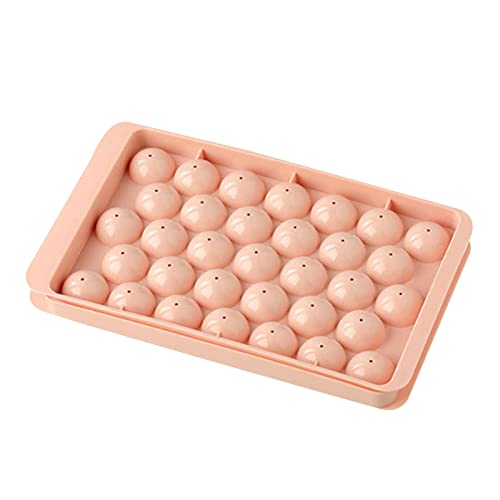 Eiskugelform, Eiswürfelform für kleine runde Eiswürfel | Ice Artifact Ice Hockey Maker Form für Whisky, Cocktails, Kaffee, Obst oder Kräuter Delr von delr