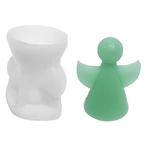 Engelskerze Silikonform | Engel-Kerzenform zur Herstellung von Aromatherapie-Kerzen | Silikonformen geeignet für DIY-Handwerk, Aromatherapie-Kerzen, dekorative Ornamente Delr von delr