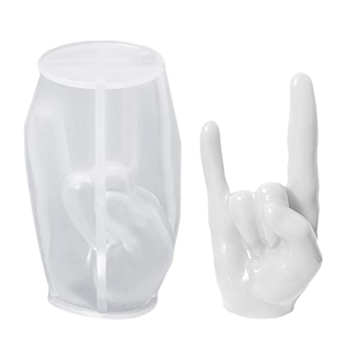 Fingerform - Weiche Geste Silikonform | 3D Halbtransparente Gestenform für Handwerk Wohnkultur Halloween Valentinstag Neujahrsgeschenke Delr Fingerform - Weiche Geste Silikonform | 3D Halbtransparente Gestenform für Handwerk Wohnkultur Halloween Valentinstag Neujahrsgeschenke Delr von delr