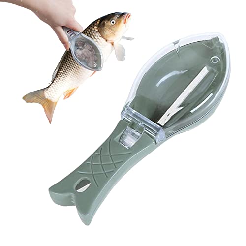 Fisch Entkalker,Schnell entfernbarer Fischreinigungsschäler mit niedlicher Cartoon-Form - Kein Fisch Scaler Entferner, Einfach zu bedienende Fisch Descaler Küche Schaber Werkzeug Delr von delr