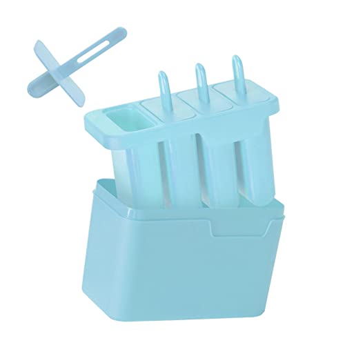 Ice Pop Ice Popsicle Maker - 4 Stück Eis am Stiel Formen | Wiederverwendbare Easy Release Formen Set | Ice Pop Ice Popsicle Makers Delr Ice Pop Ice Popsicle Maker - 4 Stück Eis am Stiel Formen | Wiederverwendbare Easy Release Formen Set | Ice Pop Ice Popsicle Makers Delr von delr