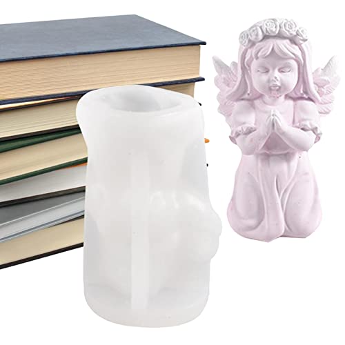 Kerzenform Engel 3D | Silikonform für Kerze Engel Junge Mädchen 3D - DIY Frühling Party Dekorationen zu Hause Harzherstellung Seife Kerze Kuchen Dekoration Delr von delr