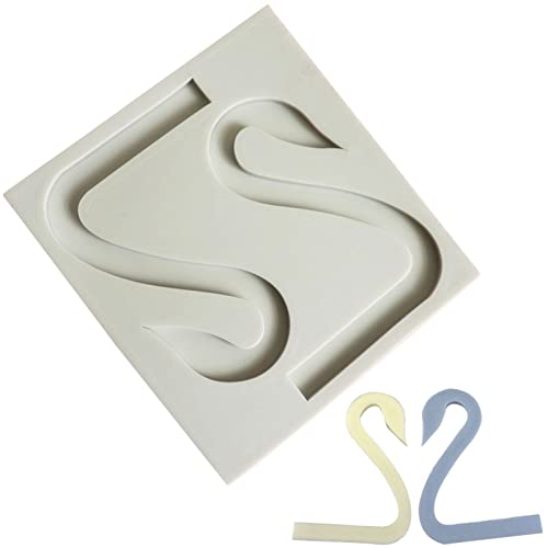 Schwan Fondant Form - Kreative Schwanenhals Silikon Fondant Form | DIY Küche Backzubehör Harz Form Kuchen Cupcake Topper Dekorationen Delr von delr