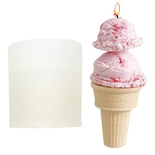 Silikonform in Form eines Eiskegels - Formen für Kerze Fondant Kegel Eiscreme | Puddingform Mousse Decor Backen DIY Küche Delr Silikonform in Form eines Eiskegels - Formen für Kerze Fondant Kegel Eiscreme | Puddingform Mousse Decor Backen DIY Küche Delr von delr