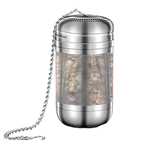 Tee-Ei - Tea Ball Infuser für losen Tee | Gewürz-Ei zu Kochen, Edelstahl-Tee-Ei, extra feinmaschige Teesieb-Kugel für Kräuter, Eistee, Suppe Delr von delr