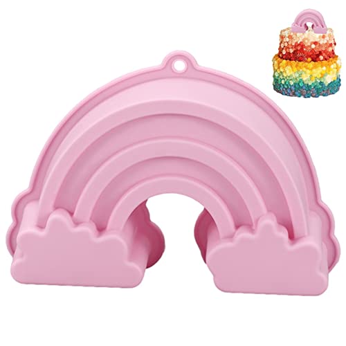 Weihnachts-Silikonform | Weihnachts-Backform in Regenbogen-Form,Weihnachts-Fondant-Küchen-Kochwerkzeuge für die Herstellung von Schimmel Delr von delr