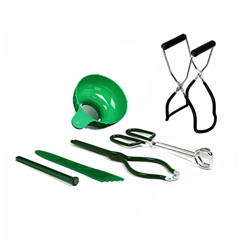 delr Einmachgläser | 6 Einmachgläser für Druckverpackungen – Professionelles Einmachset, komplettes und multifunktionales Einmachset, Konserven von delr