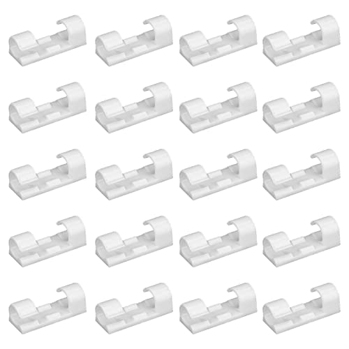 delr Kabelhalter für Schnürsenkel, 20 Kabelmanagement, Organizer, selbstklebend, Kabelorganisation für USB-Kabel, Ethernet-Kabel, Mauskabel, Kabel delr Kabelhalter für Schnürsenkel, 20 Kabelmanagement, Organizer, selbstklebend, Kabelorganisation für USB-Kabel, Ethernet-Kabel, Mauskabel, Kabel von delr