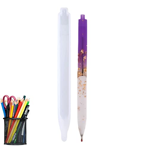delr Kugelschreiber-Silikonform - Kreative Kugelschreiberformen | Kugelstifte, Silikonform, Harz Silikonform, Epoxidharz Stifte Set, Harz Stift Set von delr