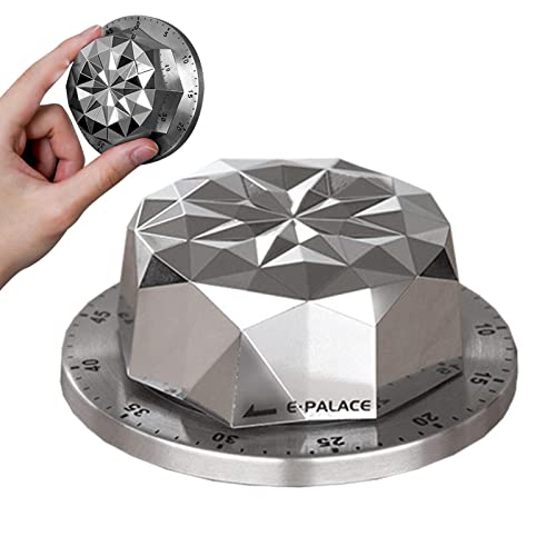 delr Mechanischer Timer – magnetischer Küchentimer – Timer zum Kochen des Körpers aus Edelstahl Countdown-Management für die Küche delr Mechanischer Timer – magnetischer Küchentimer – Timer zum Kochen des Körpers aus Edelstahl Countdown-Management für die Küche von delr