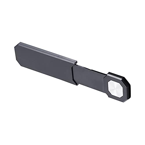 delr Schreibtisch-Laptop-Ständer - Magnetische Seitliche Montage Clip-Halterung - Erweiterungshalterung für Computermonitor, tragbar, dünn, für Handy von delr