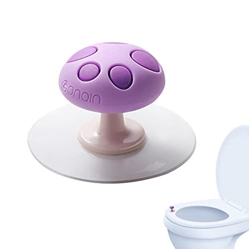 delr Toilettensitz-Deckelheber, selbstklebende WC-Sitzabdeckung mit Pilzhebegriff, bunter Hebegriff, um die Berührung des Toilettendeckels zu vermeiden, Badzubehör delr Toilettensitz-Deckelheber, selbstklebende WC-Sitzabdeckung mit Pilzhebegriff, bunter Hebegriff, um die Berührung des Toilettendeckels zu vermeiden, Badzubehör von delr