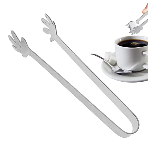 delr -Zange | Würfelzuckerzange,Kleine Servierzange aus Edelstahl, kleine Küchenzange für Vorspeisen, Teepar, Kaffeebar, Desserts delr -Zange | Würfelzuckerzange,Kleine Servierzange aus Edelstahl, kleine Küchenzange für Vorspeisen, Teepar, Kaffeebar, Desserts von delr