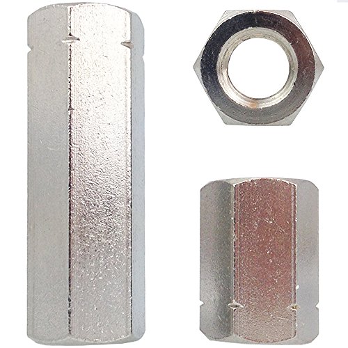 5 Stück Gewindemuffen M8 X 30 (SW13) Sechskant, Edelstahl A2 von dely-trade