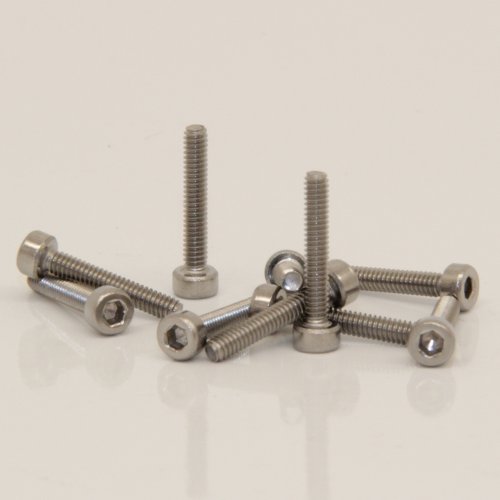 10 Stück Zylinderschrauben M2,5 X 16 mit Innensechskant DIN 912 Edelstahl A2 von dely trade Verbindungselemente