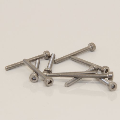 dely trade Verbindungselemente 10 Stück Zylinderschraube M3 mit Innensechskant DIN 912 Edelstahl A2 von dely trade Verbindungselemente