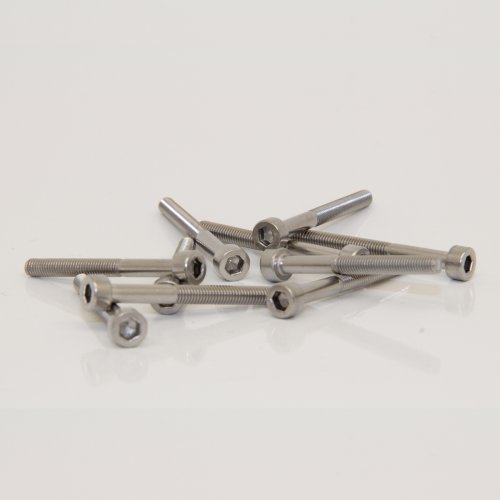 10 Stück Zylinderschrauben M4 X 30 mit Innensechskant DIN 912 Edelstahl A2 von dely trade Verbindungselemente