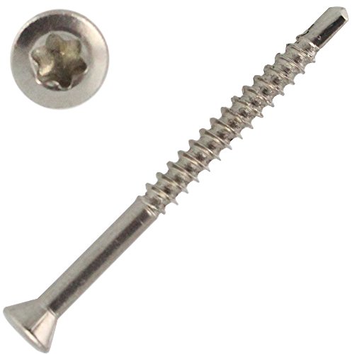 200 Stück Dielenschrauben 3,2 X 40/24 TORX TX-10 mit Linsenkopf, Edelstahl A2 200 Stück Dielenschrauben 3,2 X 40/24 TORX TX-10 mit Linsenkopf, Edelstahl A2 von dely trade