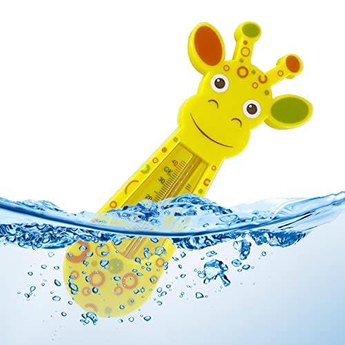Baby-Bade-Thermometer, Sicherheit für Babys, niedliche Giraffe, Badethermometer für Babys, in Form einer Giraffe, Badewanne für Babys, zur Messung der Wassertemperatur von demaxiyad