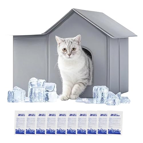 Demaxiyad Eisnest für Katzen, frisches Nest für Hunde und Katzen, innen aus isolierendem Aluminium, 10 Eisbeutel, faltbar, 45 x 34 x 36 cm, für Wohnzimmer, Balkon, Camping, macht die Tiere im Sommer Demaxiyad Eisnest für Katzen, frisches Nest für Hunde und Katzen, innen aus isolierendem Aluminium, 10 Eisbeutel, faltbar, 45 x 34 x 36 cm, für Wohnzimmer, Balkon, Camping, macht die Tiere im Sommer von demaxiyad