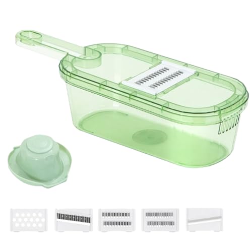 Demaxiyad Gemüsereibe, Multifunktionsmaschine zum Schneiden von, manuelle Reibe, kann in Streifen, Scheiben oder Fetzen geschnitten werden, für Lebensmittel, Lappen, Obst Demaxiyad Gemüsereibe, Multifunktionsmaschine zum Schneiden von, manuelle Reibe, kann in Streifen, Scheiben oder Fetzen geschnitten werden, für Lebensmittel, Lappen, Obst von demaxiyad