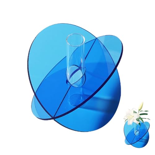 demaxiyad Blumenvase, Tafelaufsatz für Esstisch, Acrylvasen, Blumendekoration, Buchstütze, Vase für Wohnzimmer, Arbeitszimmer, Schlafzimmer, Büros von demaxiyad
